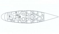 Sail Yacht PK BOO II - Layout